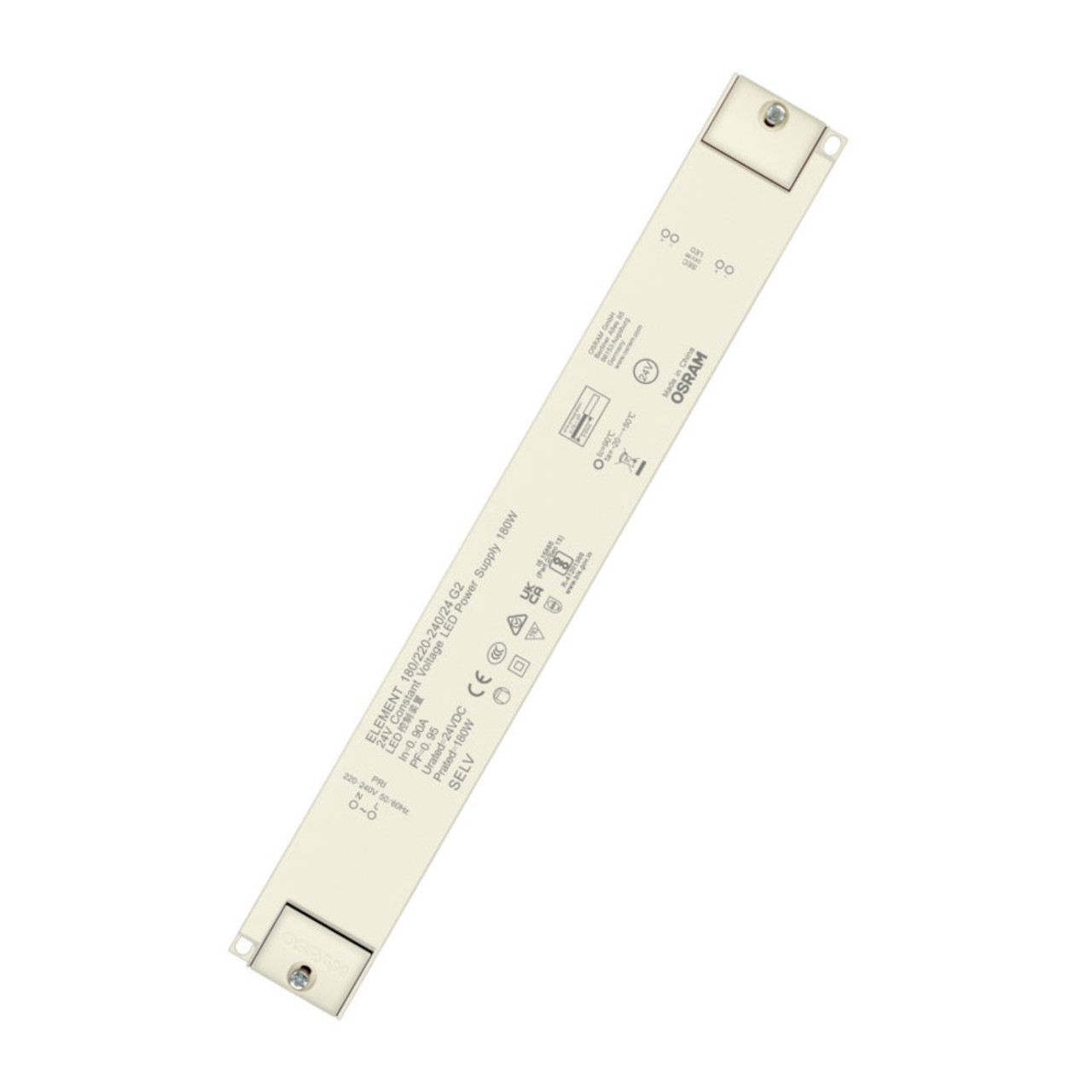 Constant Voltage LED Driver 180W 24V Element G2