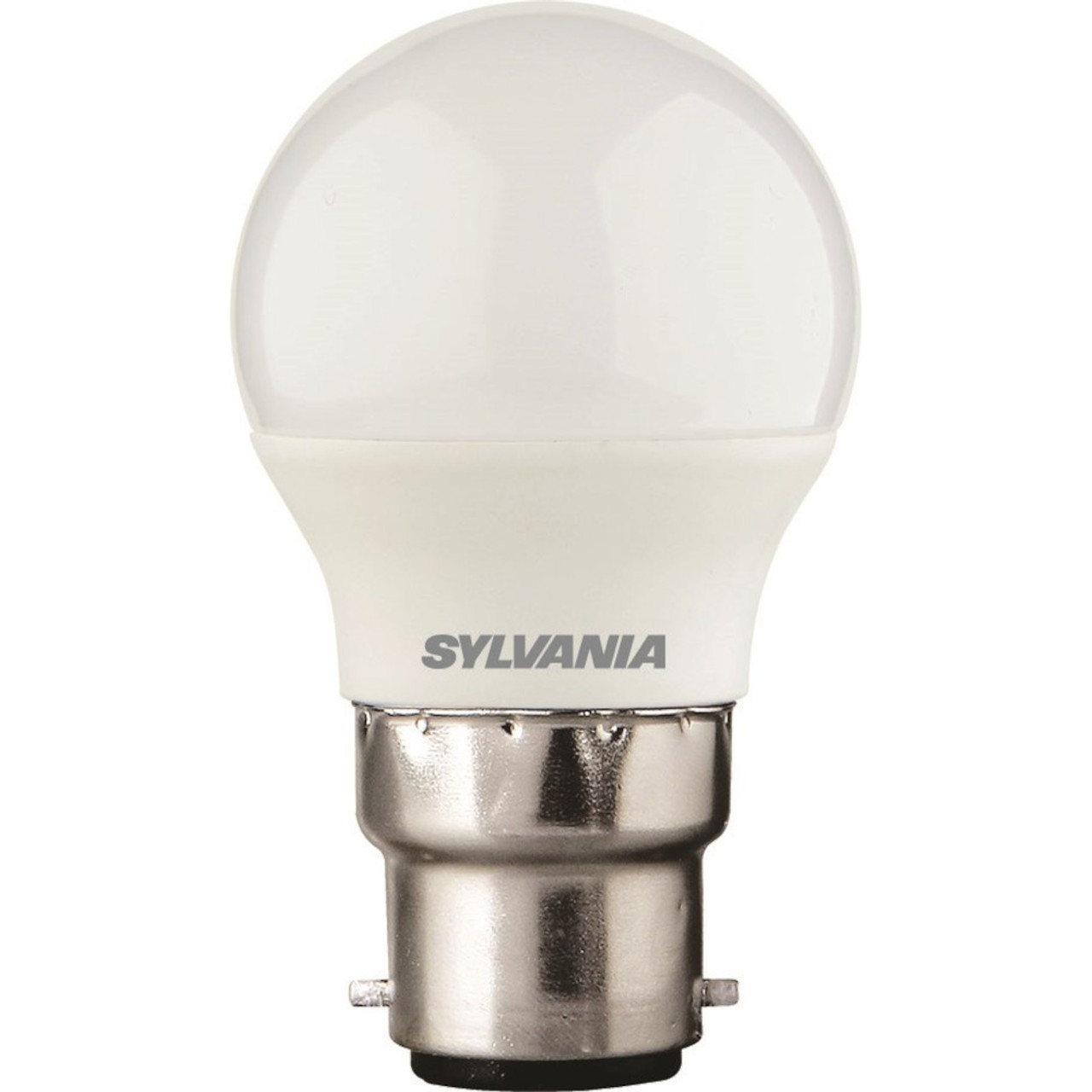 Sylvania LED 45mm Round 2.5W (25W Eq.) B22d Opal 2700K