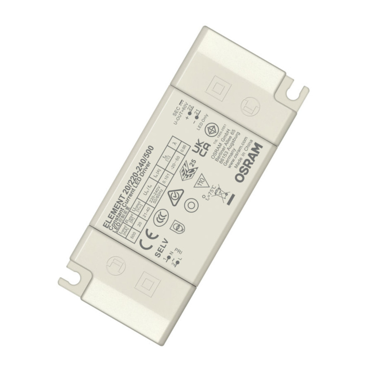 Osram Element G4 20W 500mA Constant Current LED Driver