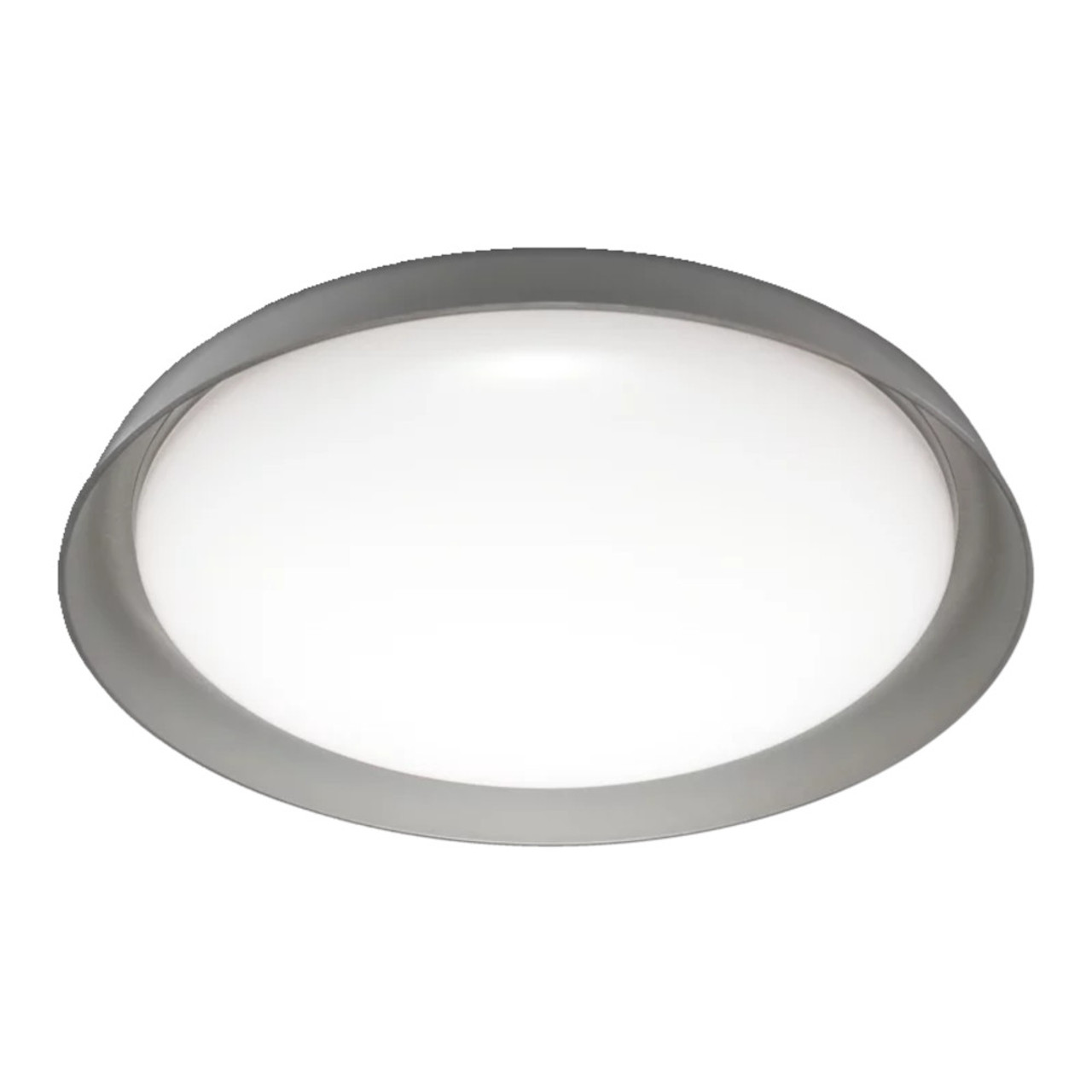 Grey LED Smart WIFI 430mm Orbis Plate Light Tuneable CCT 26W Dim