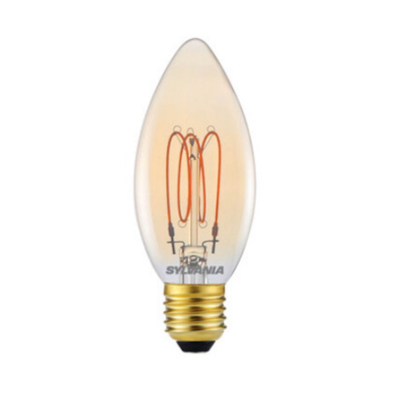 LED Vintage Candle 3.5W (25W eqv.) E14 2000K Gold Dimmable