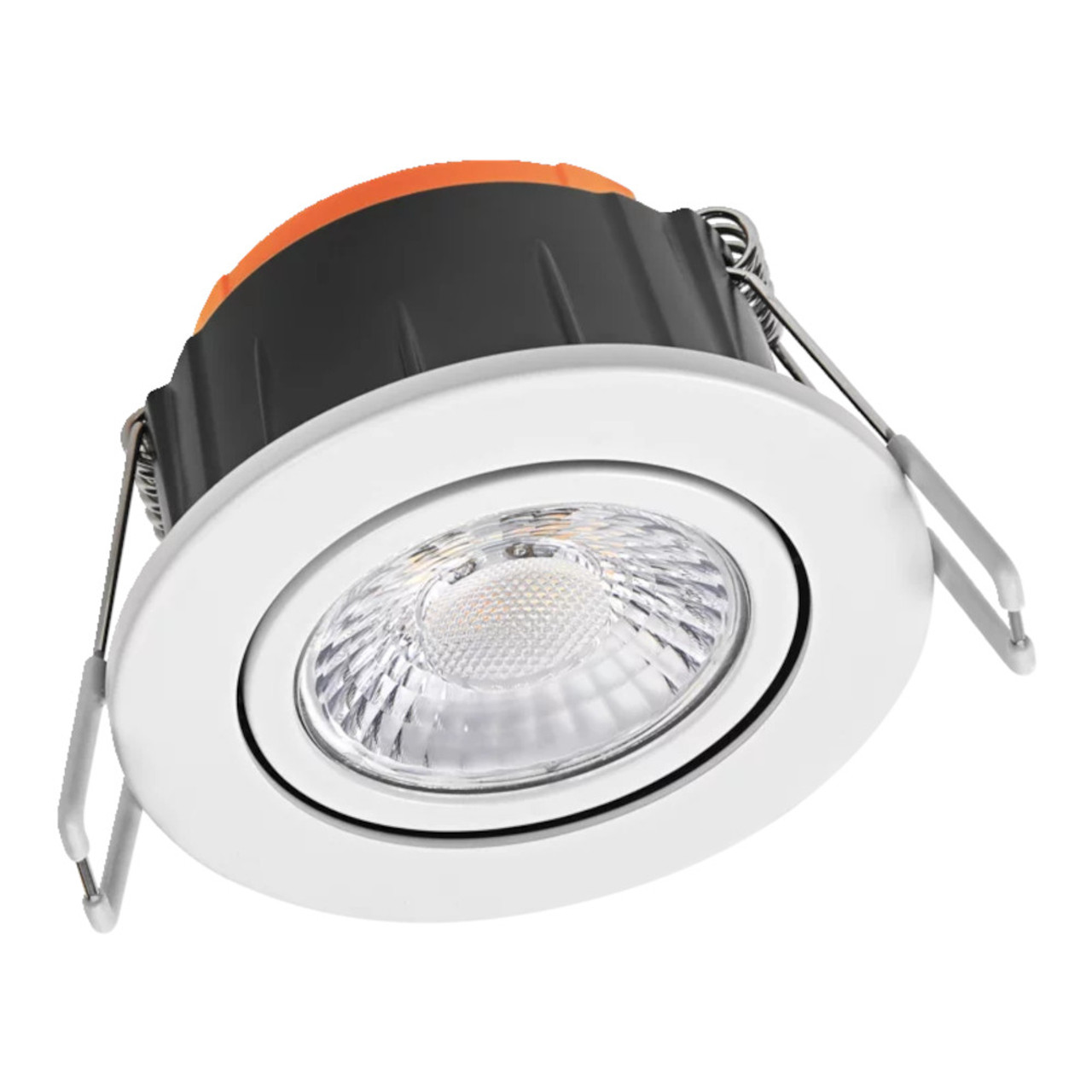 LED Recessed Fixed Spotlight 5.5W Adjustable CCT CRi90 60Deg IP65 in White Dim