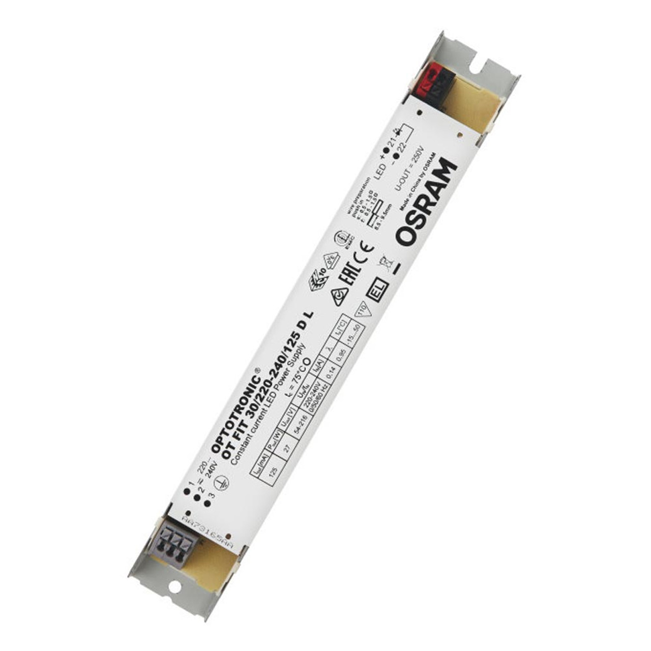 Osram Optotronic 30W 125mA Constant Current LED Driver