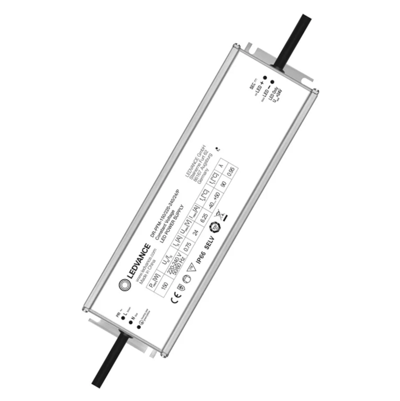 Outdoor Constant Voltage LED Driver 24V 150W IP66