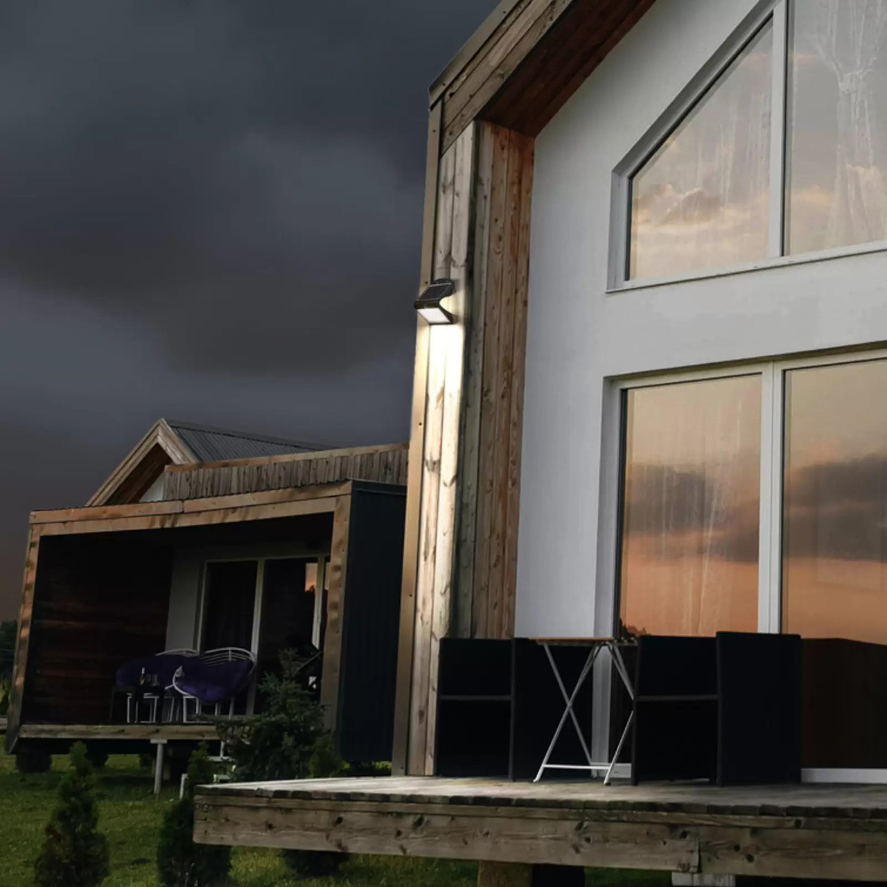 LED Endura Solar Butterfly Floodlight with Sensor 4W 500lm 4000K IP65