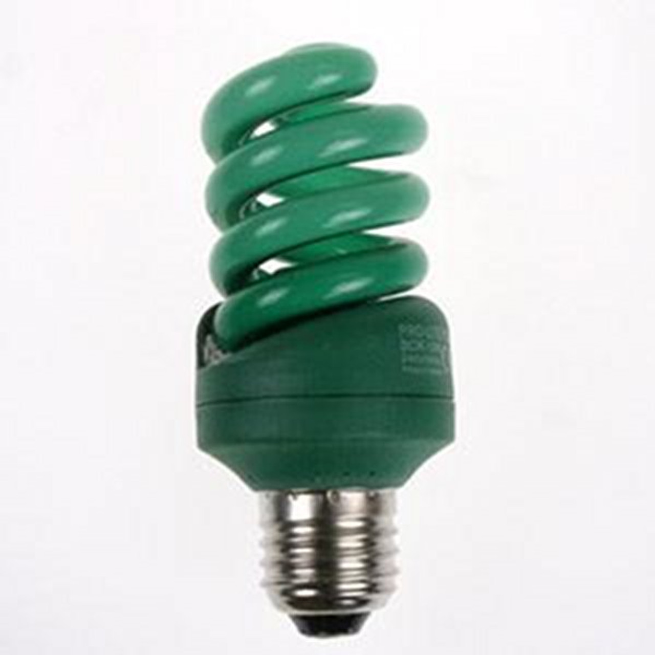 Energy Saving Helix 15W E27 Green
