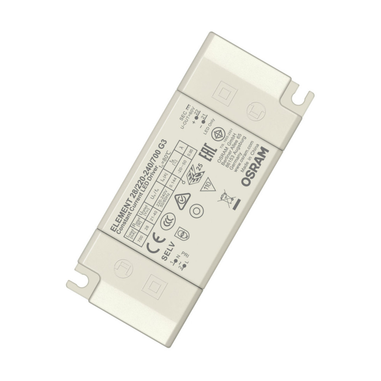 Osram Element 28W 700mA Constant Current LED Driver