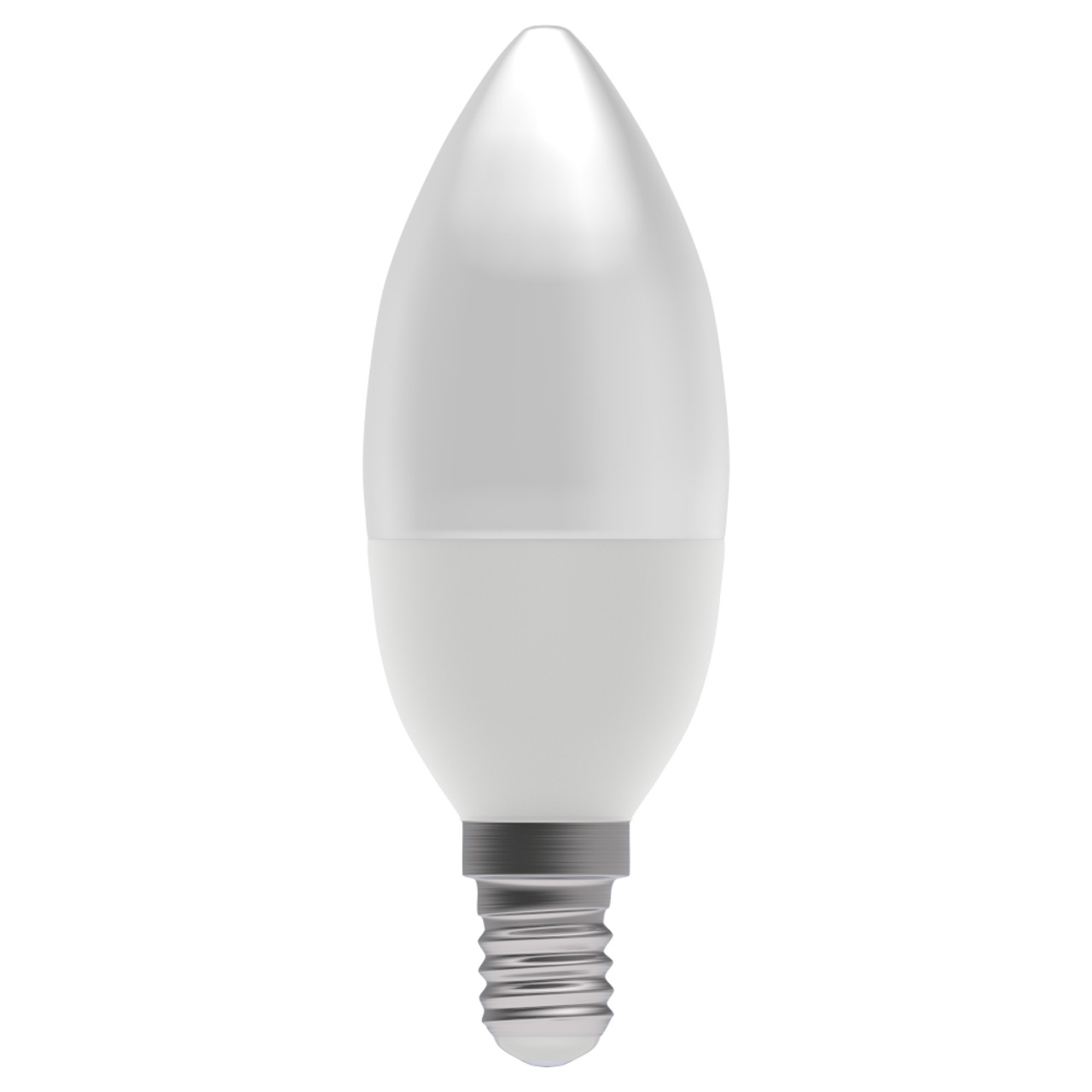 LED Genesis Candle 4.7W (40W eq.) E14 4000K Opal Dimmable Bell