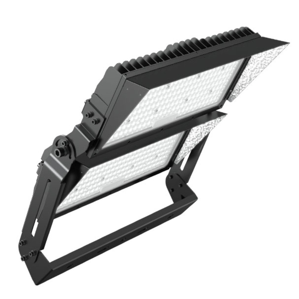 1200W Powertron LED Floodlight 5700K IP66 200-400V Medium Asymmetric Beam