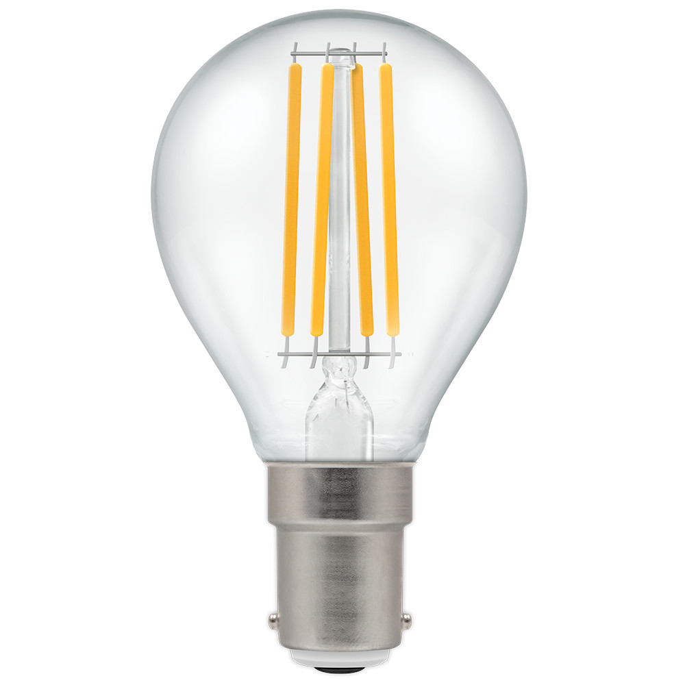 LED 45mm Round 4.2W (40W eq.) B15d Clear 2700K Crompton