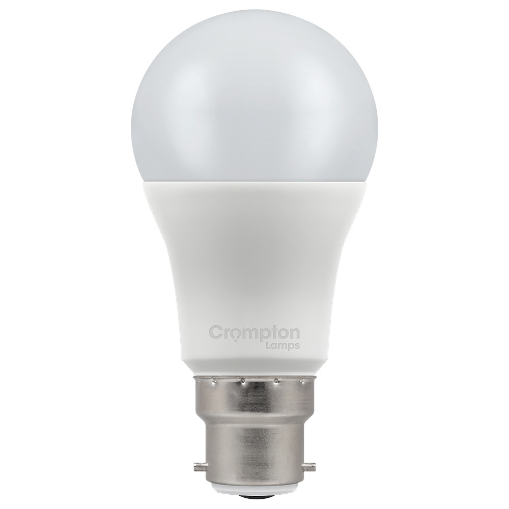LED Thermal Plastic GLS 13W (100W eq.) B22d Opal 4000K Crompton