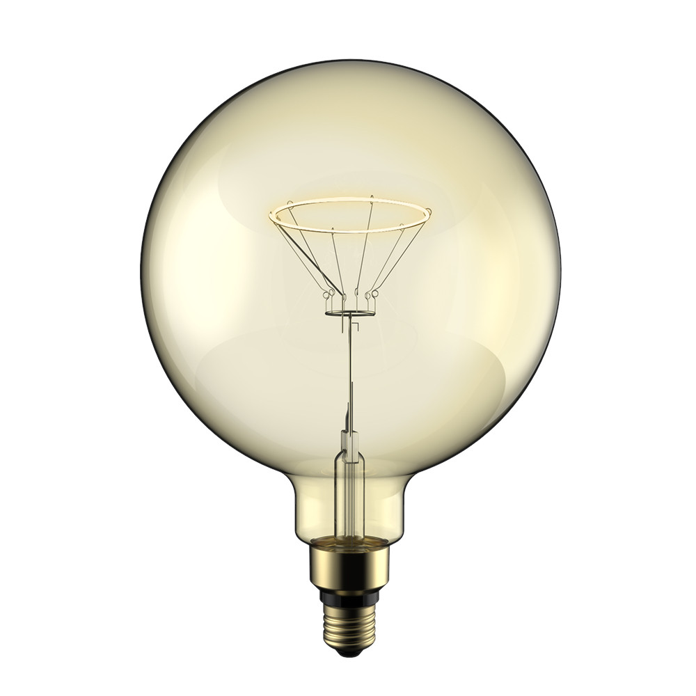 LED Eclipse Globe 200mm 4.5W 1800K E27 Gold Crompton