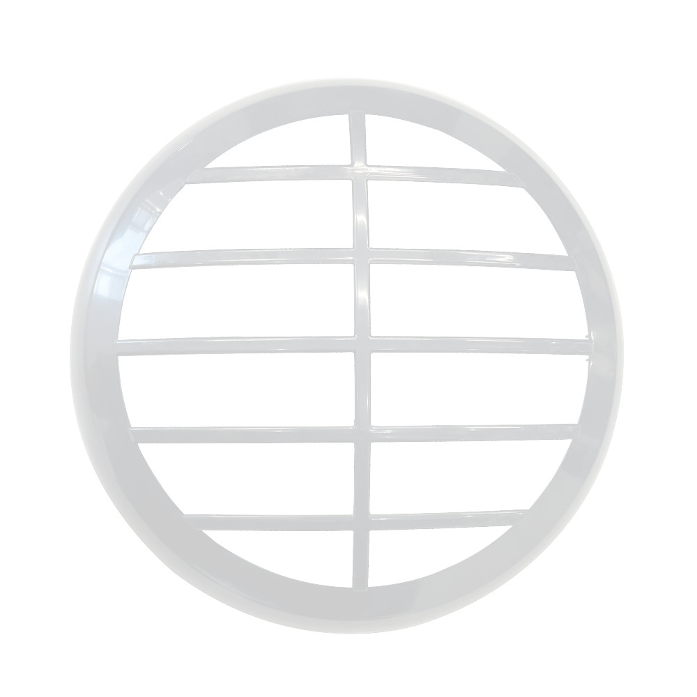 White Grill Cover For Verona LED Bulkhead Bulkhead