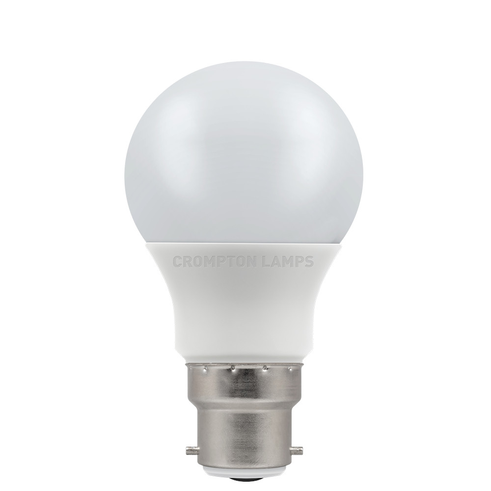 Crompton LED GLS Thermal Plastic 4W (40W eq.) B22d 2700K Opal