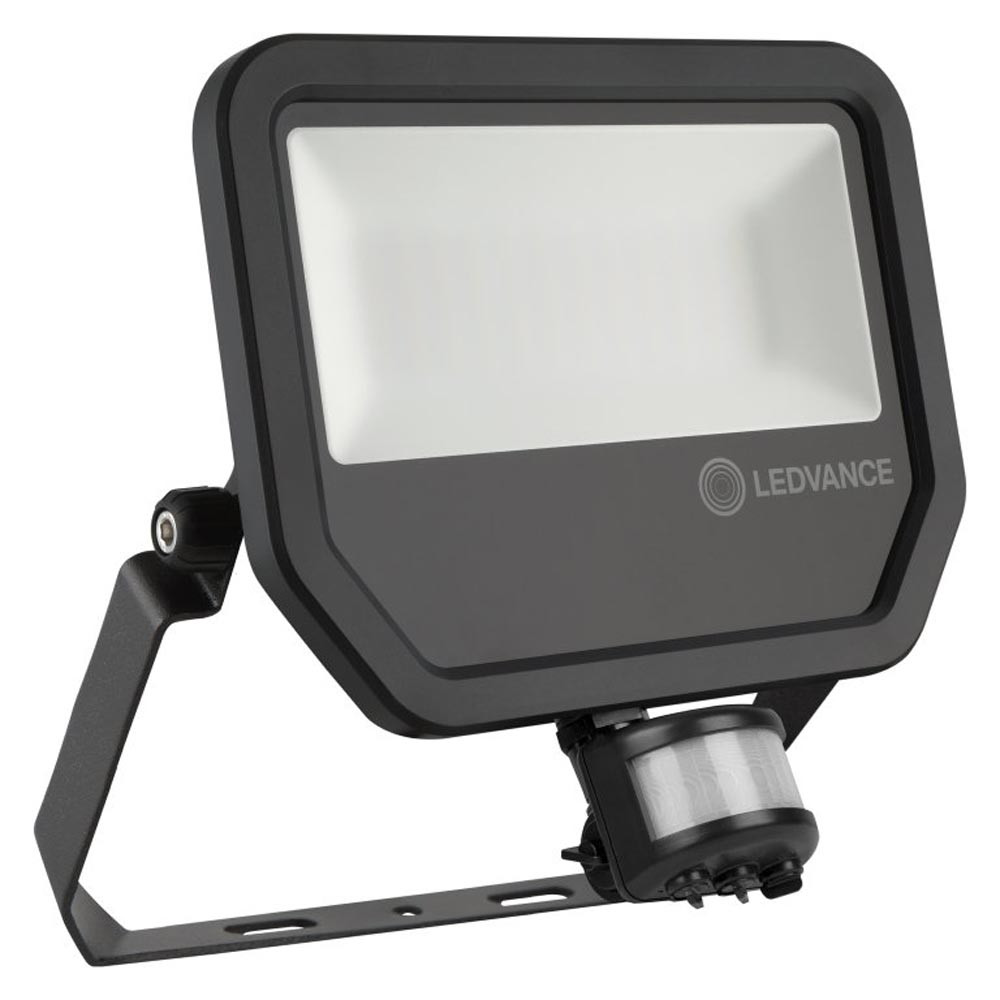 Ledvance LED Floodlight 50W 6000lm Cool White IP65 Black with Sensor