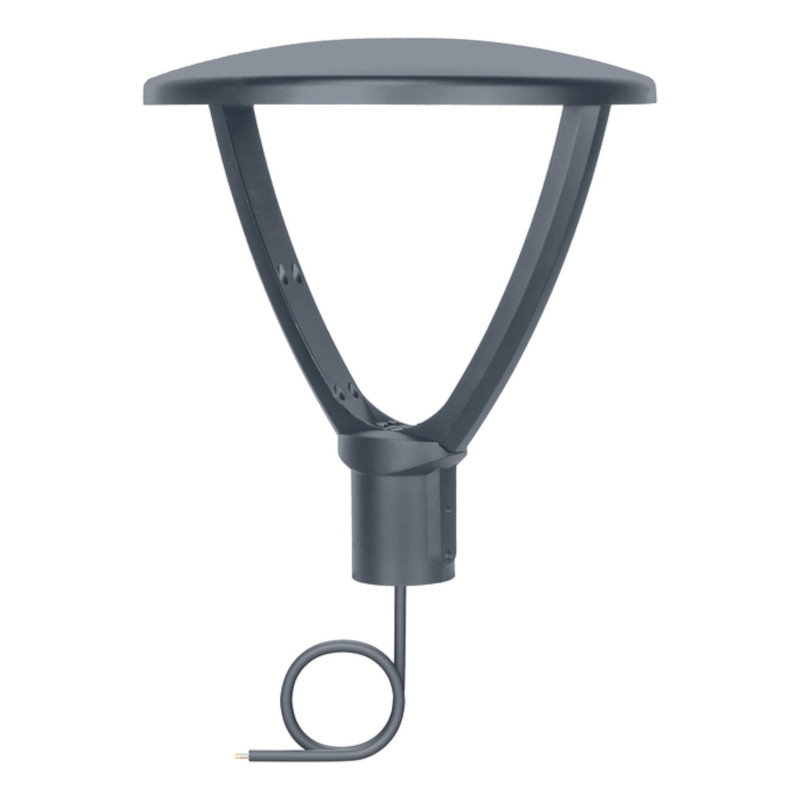 Grey LED Urban Lantern 59W 8200lm 3000/4000K IP66 with 7m Cable Asymmetric