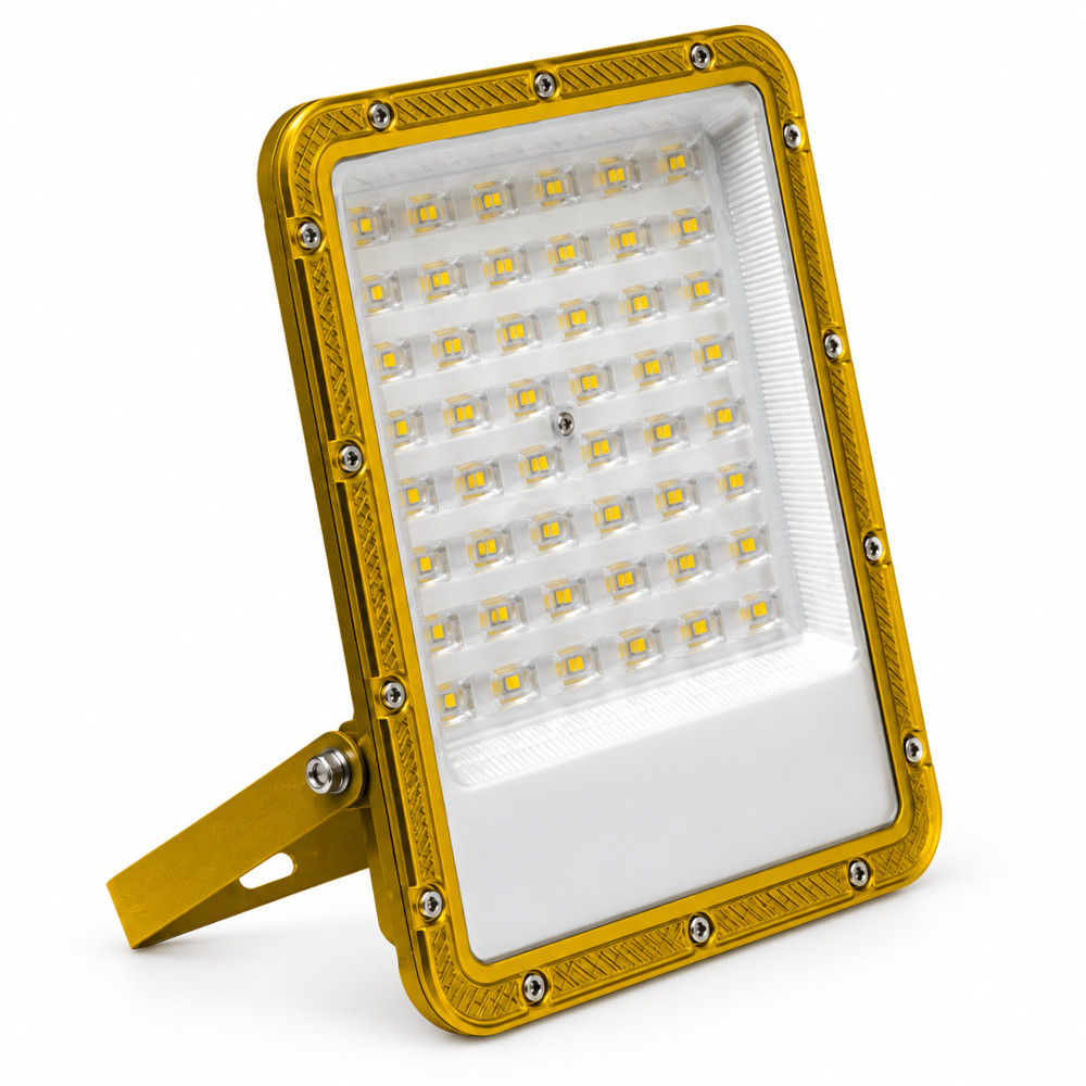 LED Polycarbonate Flood Light 150W 6000K 110-260V IP65 Yellow