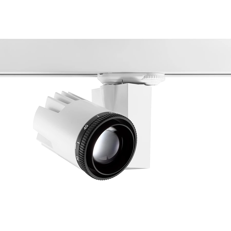 Beacon Muse II 21W Mains Voltage DALI Three circuit track in White CRi97