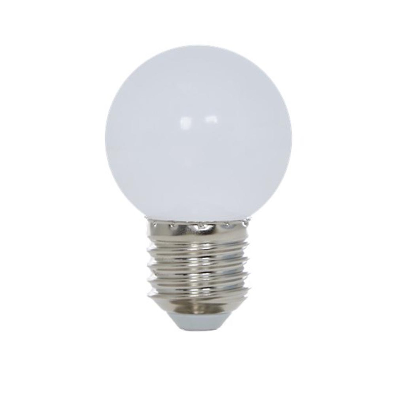 LED Toledo 45mm Round 1W ES 840 Cool White Opal Sylvania