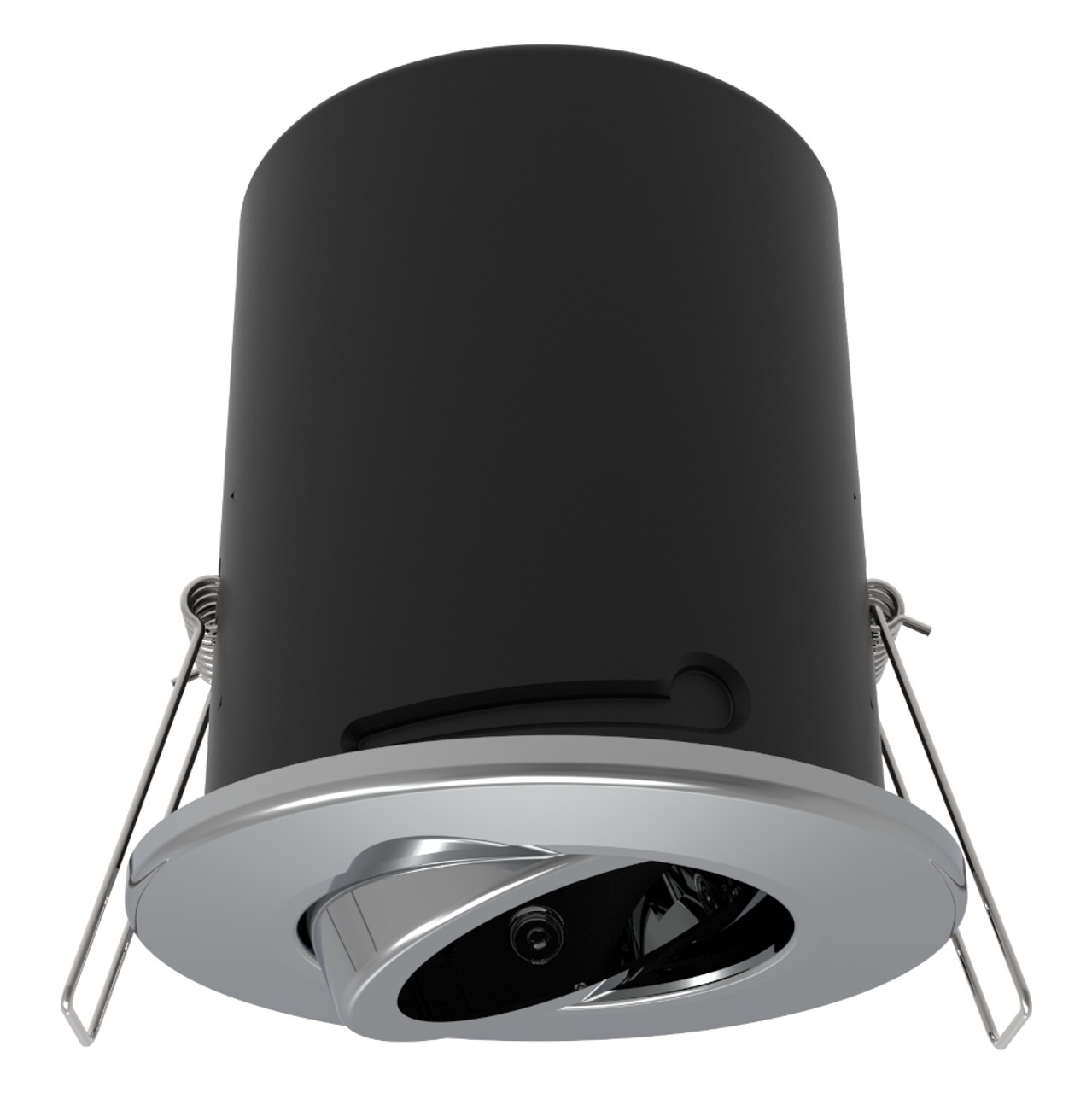 Kosnic Aliso Tilt IP20 Fire Rated Downlight for GU10 in Chrome (no lamp)