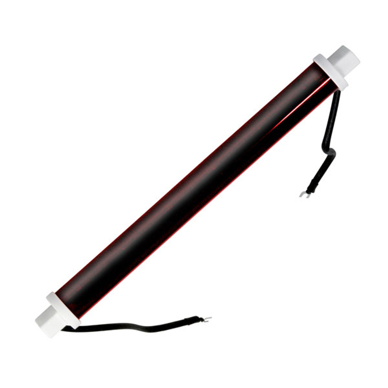 Ruby Sleeved Infrared Heater Lamp 240V 500W Forked Leads 216mm