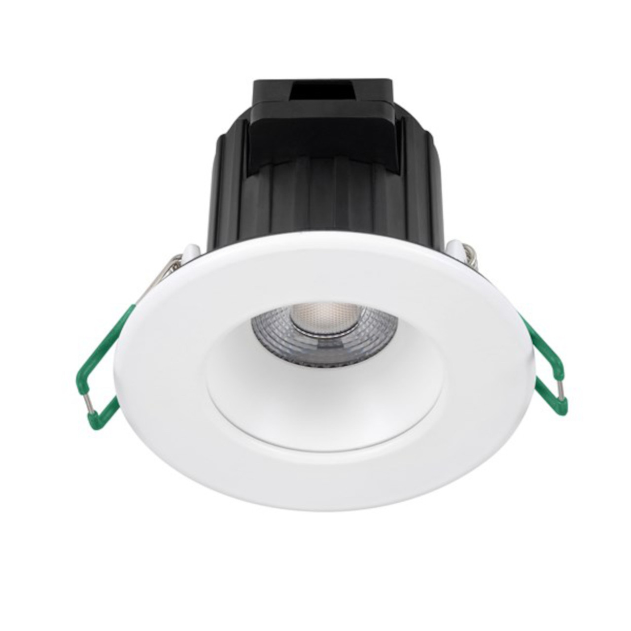 Integrated LED Aluminium IP65 Fixed Downlight White 9W 740lm 3000K 40Deg