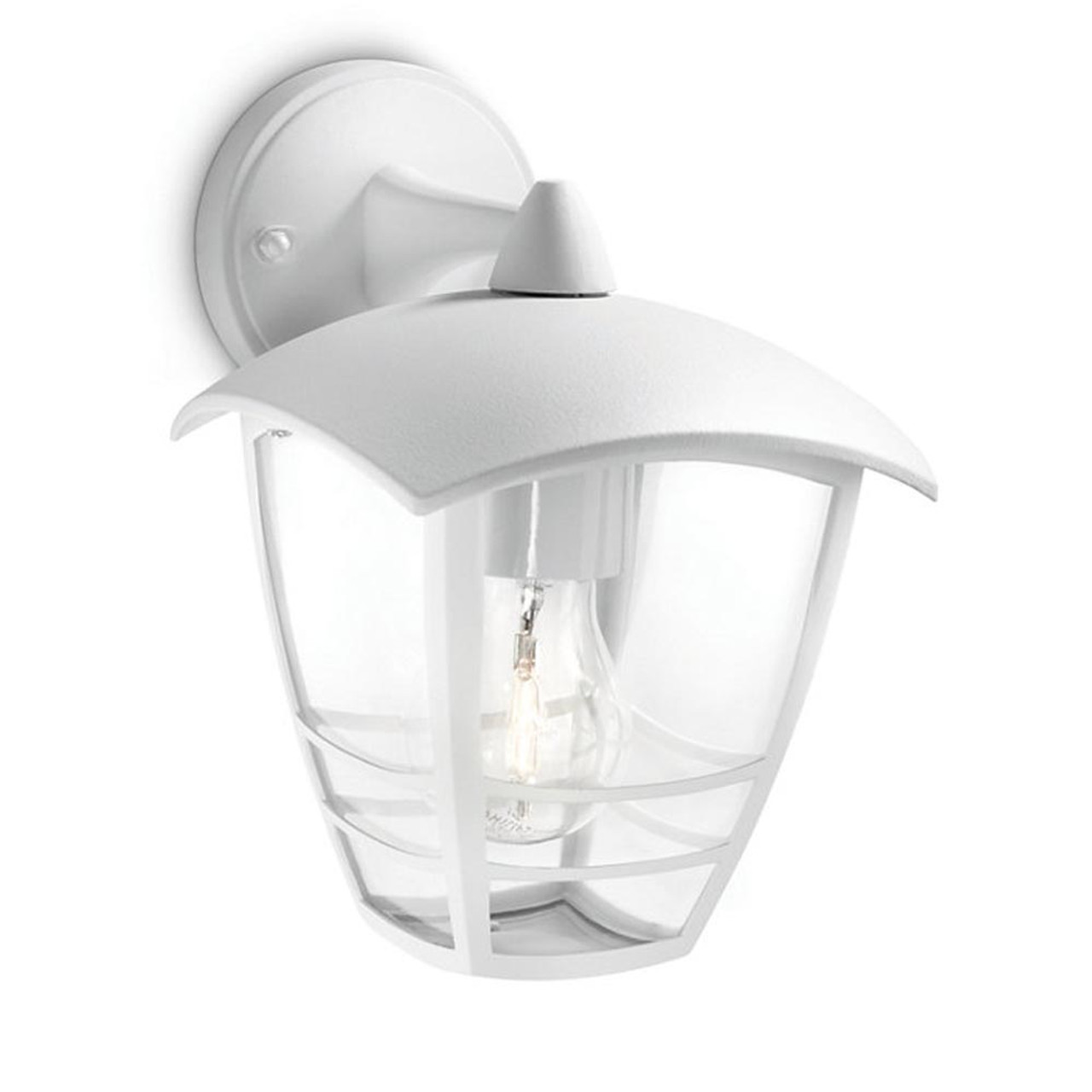 Creek Down Wall Lantern White 230V (bulb not included, max. 60W)