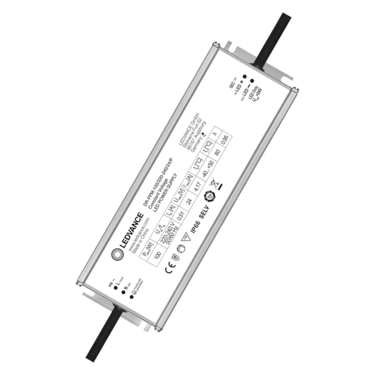 Outdoor Constant Voltage LED Driver 24V 100W IP66