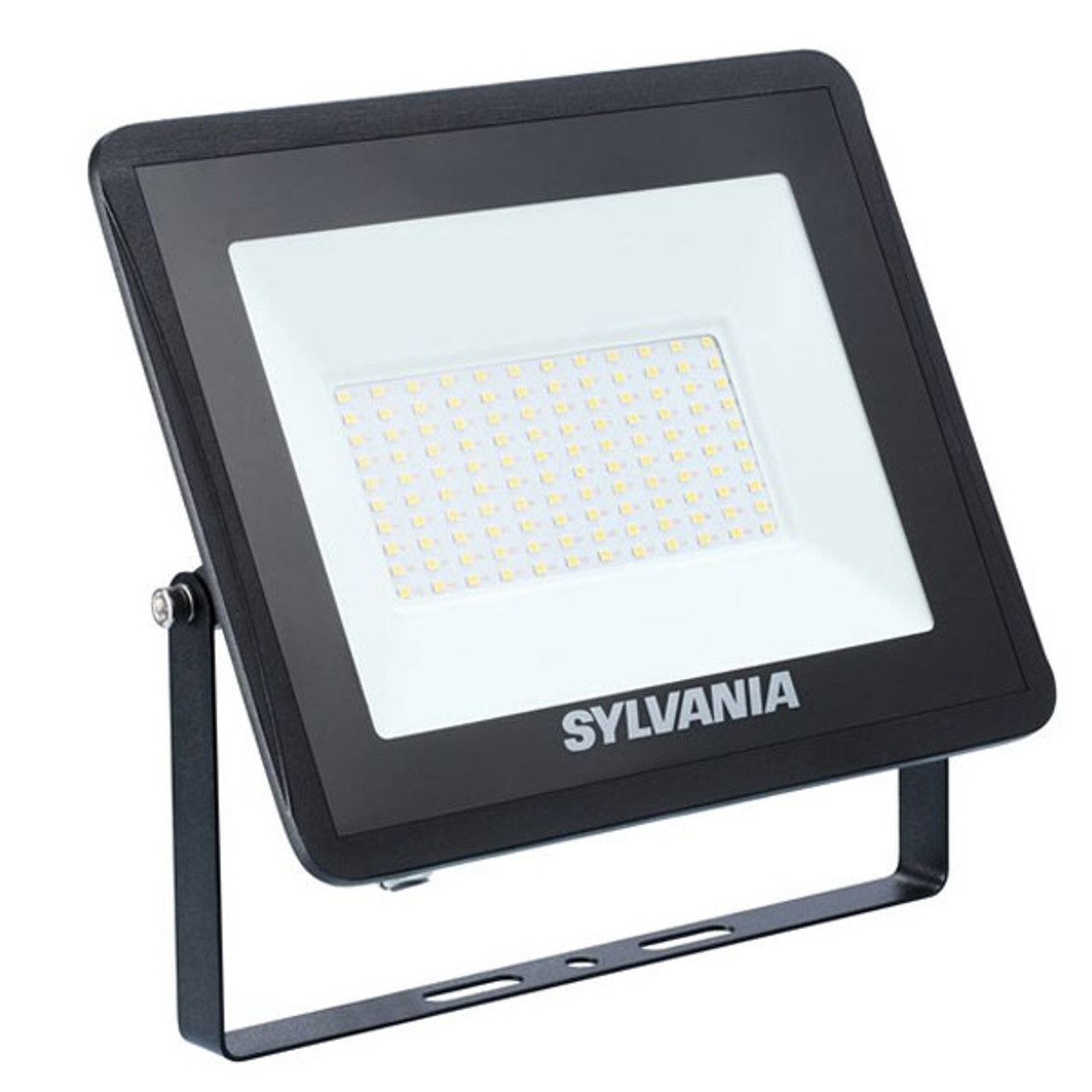Integrated Start LED IP65 Floodlight Black 73W 3000K Sylvania
