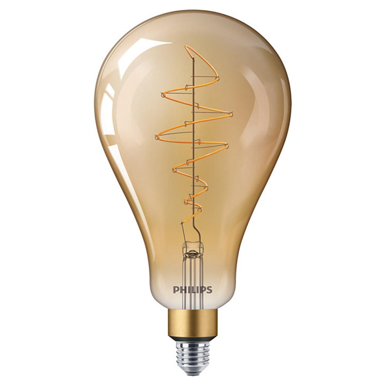LED Classic Giant Lamp 7W E27 A160 Gold 2000K Dimmable Philips