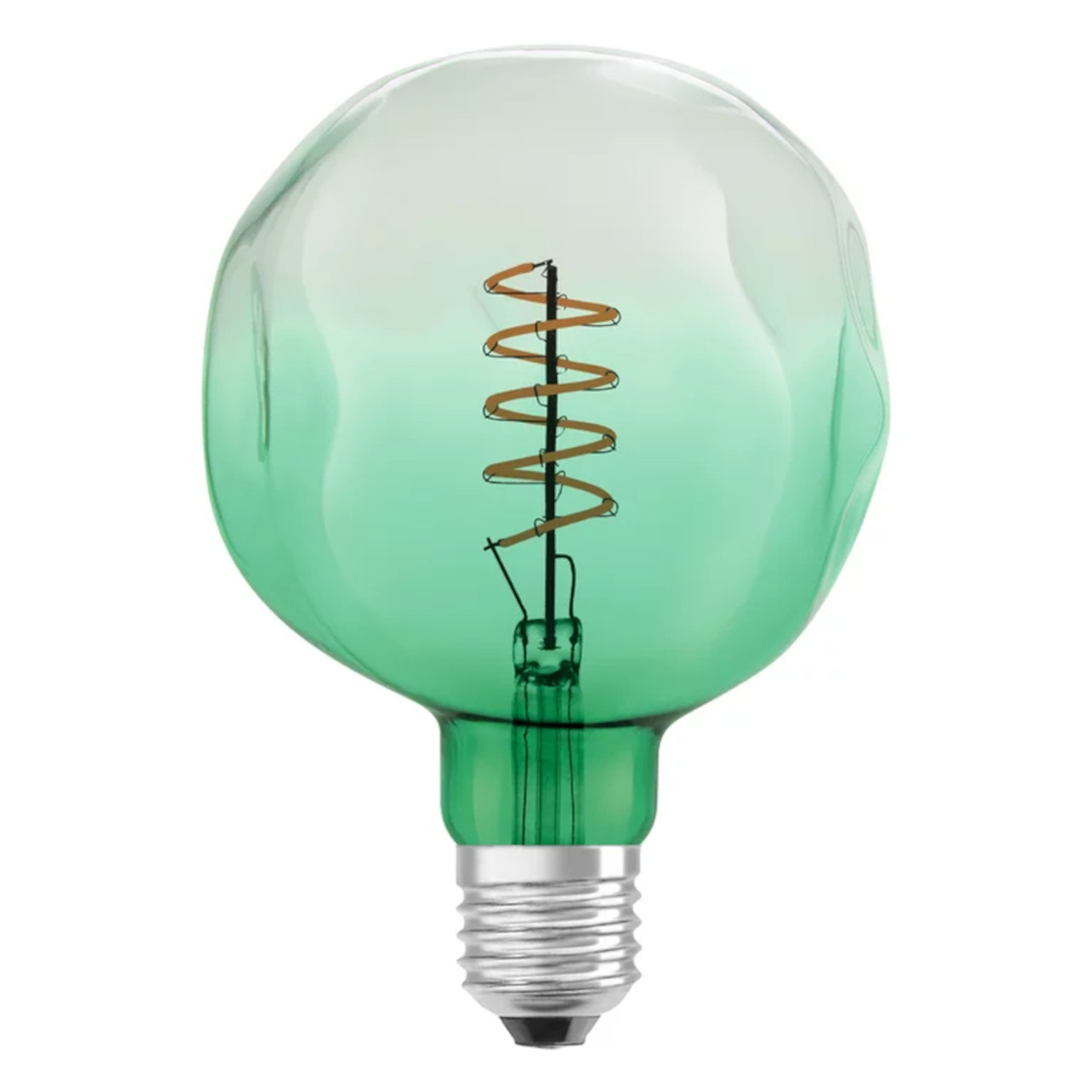 Vintage 1906 LED ET124 Lamp 4.5W (18W eqv.) E27 Green Dimmable