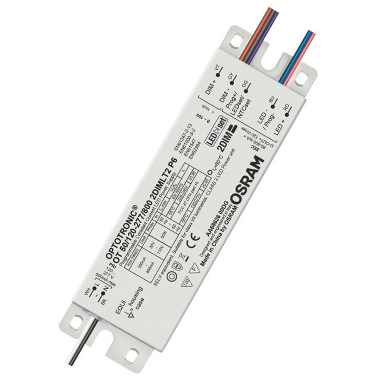 Osram OT LED Driver 50W 350-800mA IP64 2DIM(AstroDIM,0-10V)