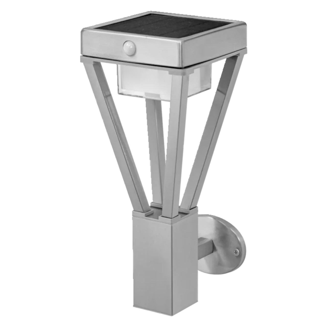 LED Stainless Steel Bouquet Wall Light Solar Powered with Sensor 6W 3000K IP44