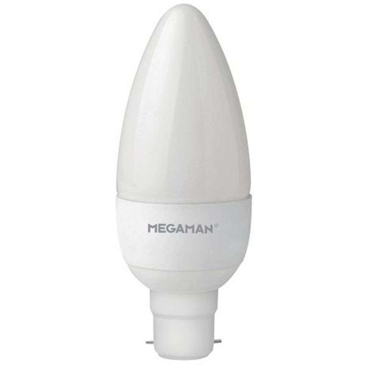 Megaman LED Candle 5.5W B22d Opal Cool White