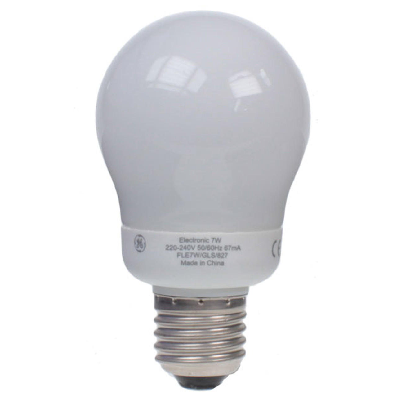 GE 240V 7W Es Compact Fluorescent GLS