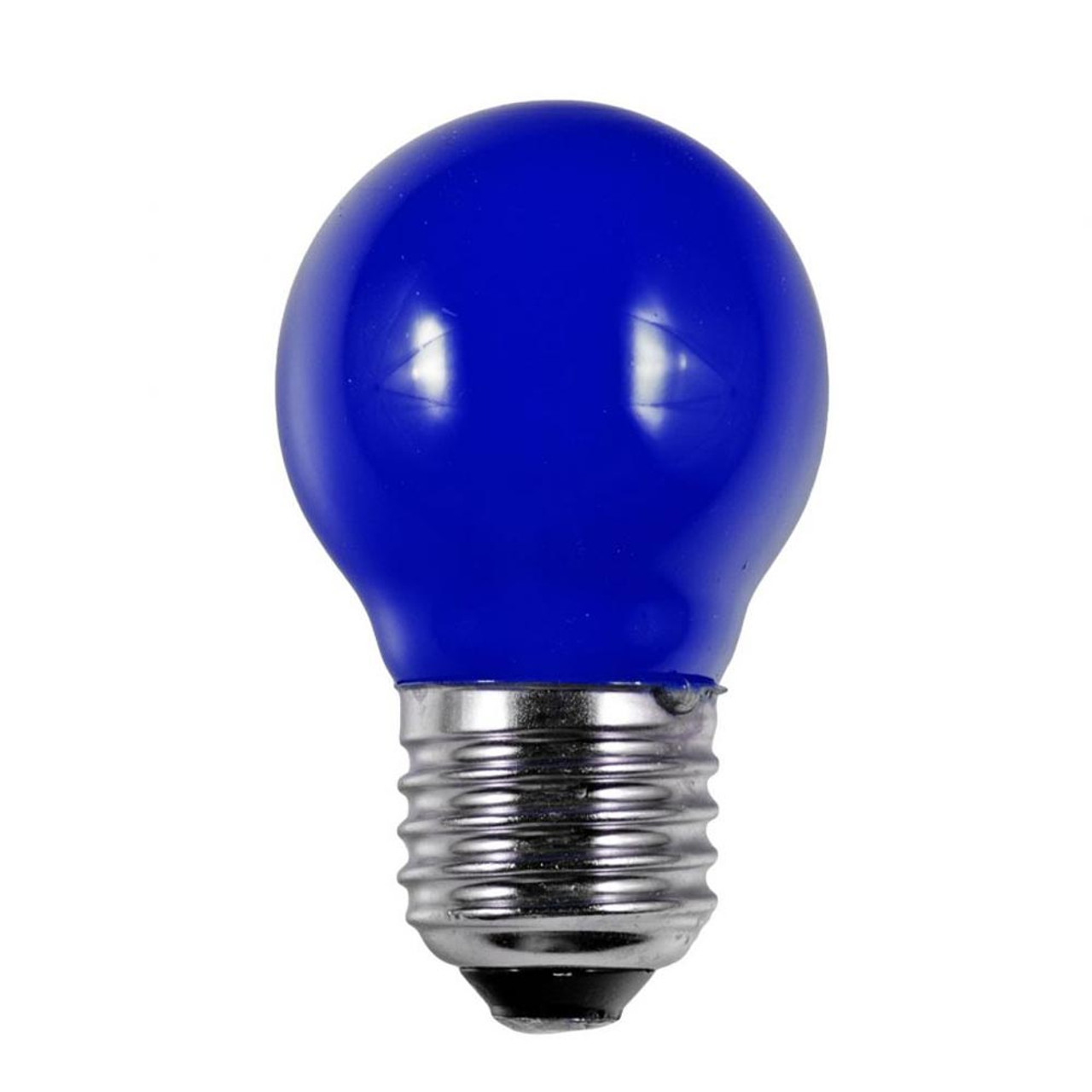 LED 45mm Round 1W E27 Blue Prolite