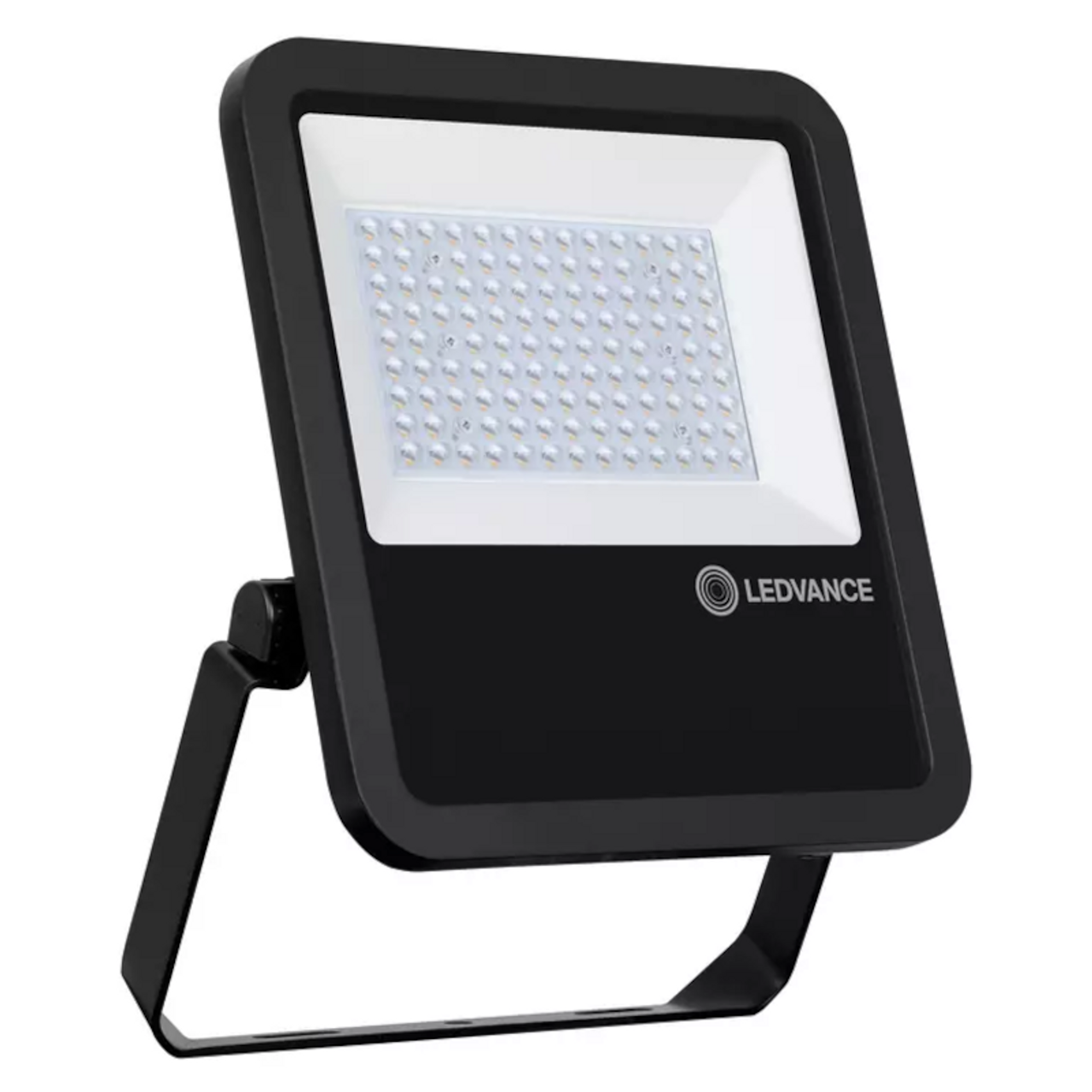 LED Black Asymmetrical Floodlight 72W Cool White 10000lm IP65 48x92Deg
