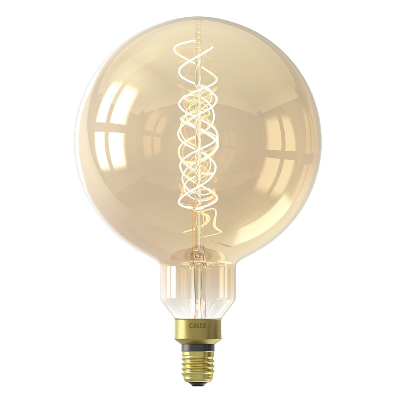 Calex LED MegaGlobe Filament 3W 240V E27 2200K Gold Dimmable