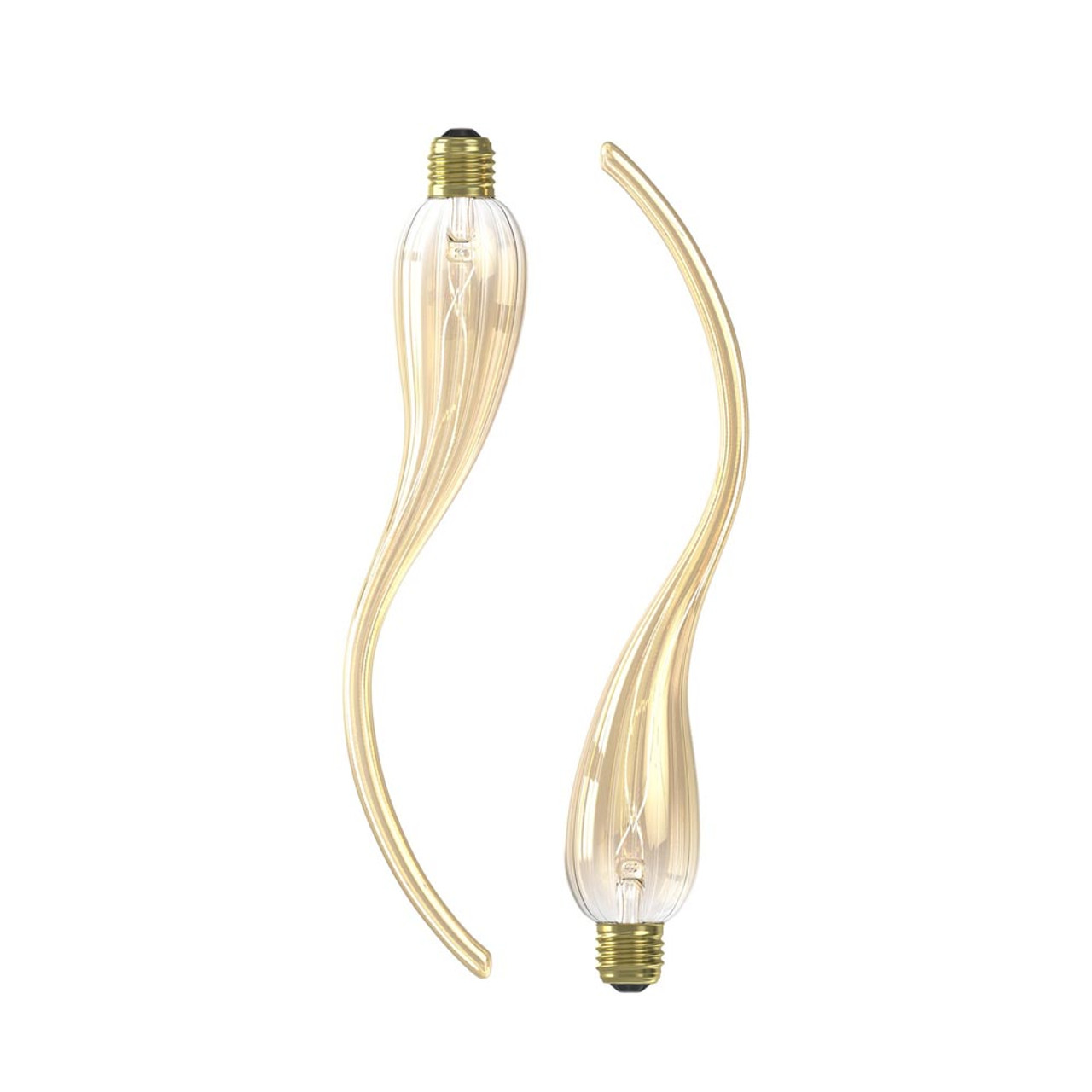 Calex LED Lambda Chilli Pepper Lamp Gold 4W E27 2100K Dimmable (2pcs)