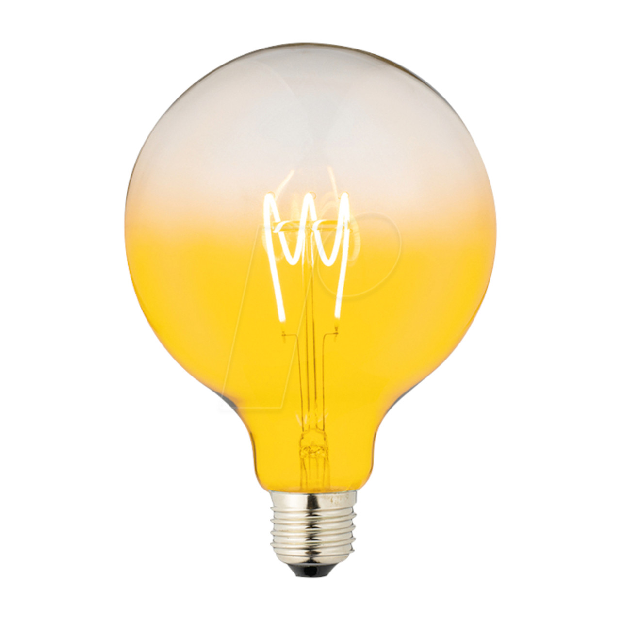 LED 125mm Filament Yellow Globe 4W (15W eq.) E27 2200K Dimmable