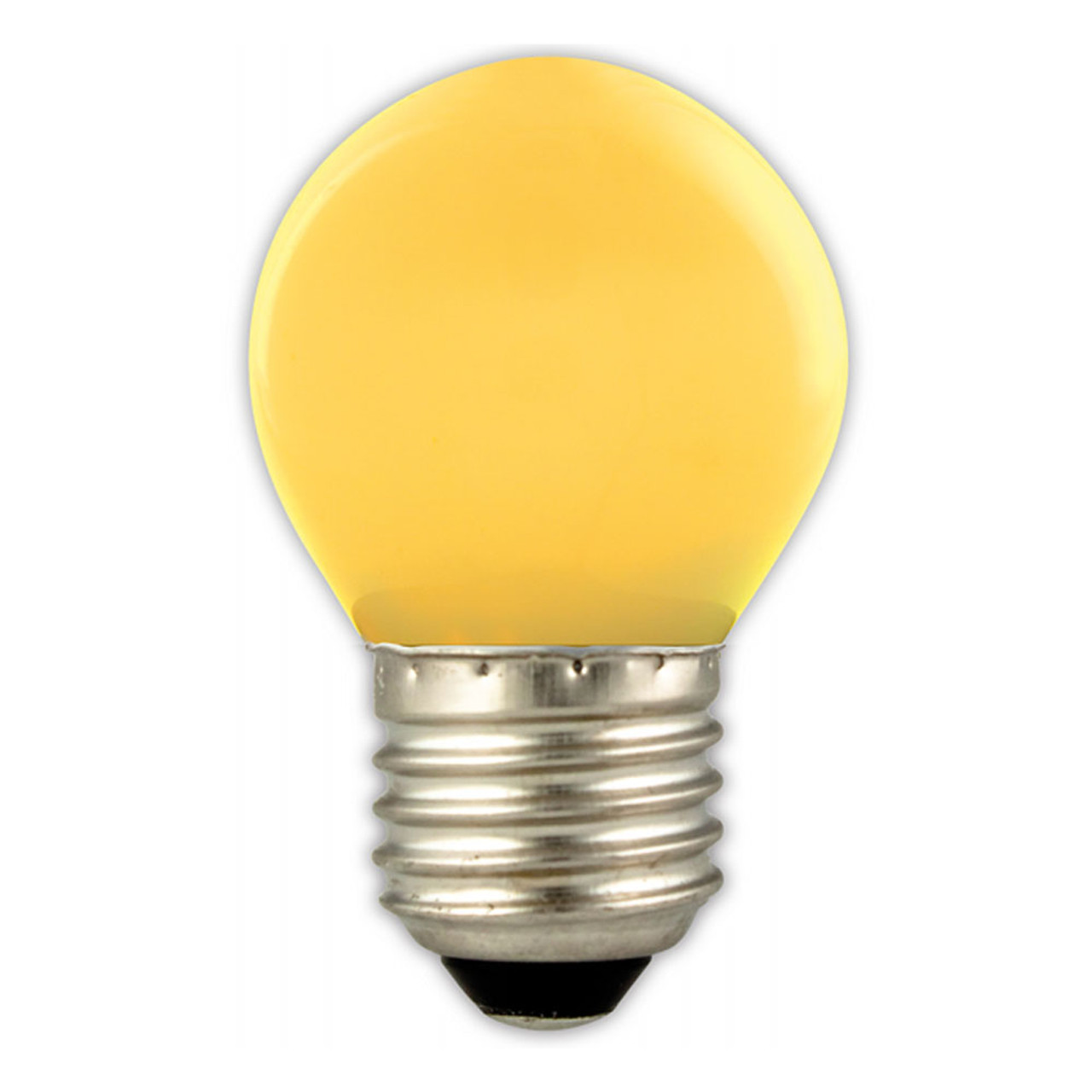 LED 45mm Round 1.5W E27 Yellow