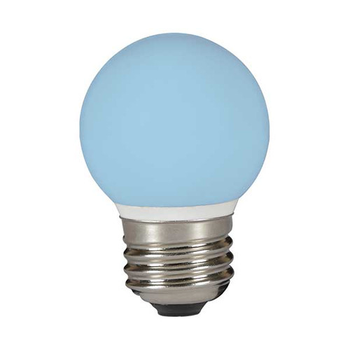 LED 45mm Round 1W E27 Blue BEL LED 45mm Round 1W E27 Blue BEL