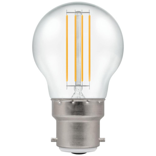 Crompton LED Filament Round 4.5W 240V Very Warm White B22d Clear Crompton LED Filament Round 4.5W 240V Very Warm White B22d Clear