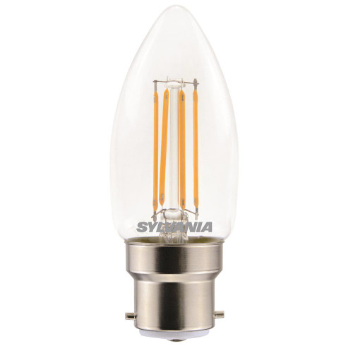 LED Candle 4.5W (40W) B22d 827 2700K Clear Dimmable LED Candle 4.5W (40W) B22d 827 2700K Clear Dimmable