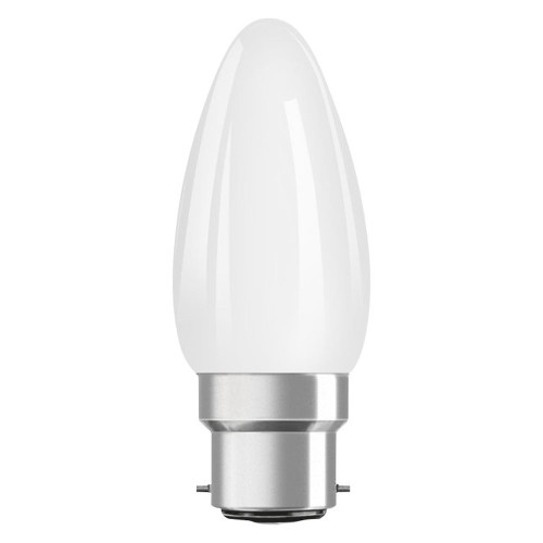 LED Filament Candle 4.8W (40W) B22d Very Warm White Opal Dimmable LED Filament Candle 4.8W (40W) B22d Very Warm White Opal Dimmable