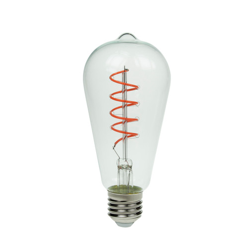 Prolite Clear LED Squirrel Cage 4W E27 240V 1800K Dimmable Prolite Clear LED Squirrel Cage 4W E27 240V 1800K Dimmable