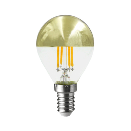 LED Crown Gold Golfball 4W (33W eq.) E14 Very Warm White Laes LED Crown Gold Golfball 4W (33W eq.) E14 Very Warm White Laes