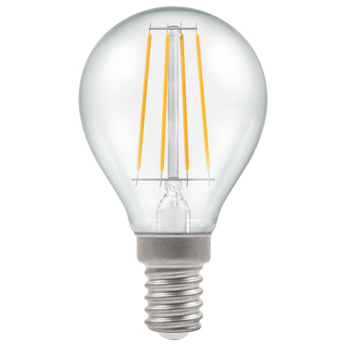 Crompton LED Filament Round 45mm Clear 6.5W (60W) 240V 2700K SES-E14 Crompton LED Filament Round 45mm Clear 6.5W (60W) 240V 2700K SES-E14