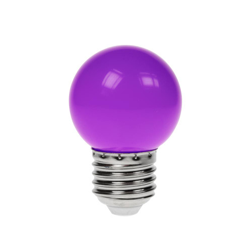 LED 45mm Round 1.5W E27 Purple LED 45mm Round 1.5W E27 Purple