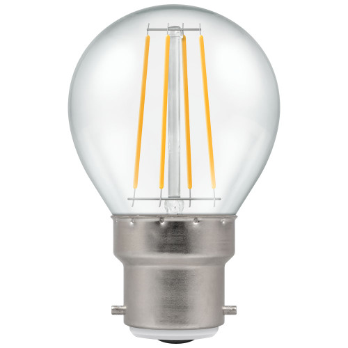 Crompton LED Filament Round 45mm Clear 6.5W (60W) 240V 2700K BC-B22d Crompton LED Filament Round 45mm Clear 6.5W (60W) 240V 2700K BC-B22d